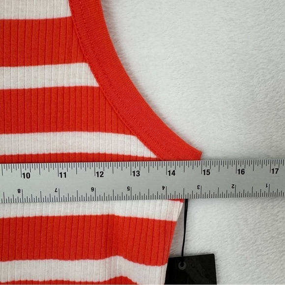 Mountain Hardwear Tank Dress Lookout Orange Coral Striped Dress Size Small NWT - Picture 7 of 10
